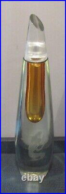 Rare ONDINE MERMAID PERFUME FACTICE Large Store Display Art Glass Bottle 18