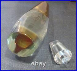 Rare ONDINE MERMAID PERFUME FACTICE Large Store Display Art Glass Bottle 18