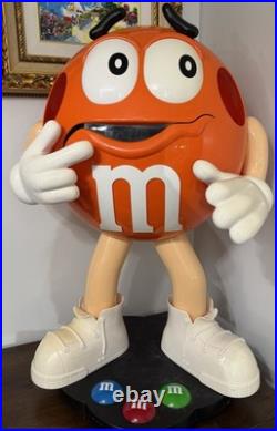 Rare Orange M&M Candy Store Shop Display Stand Life Size