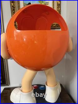 Rare Orange M&M Candy Store Shop Display Stand Life Size