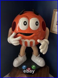Rare Orange M&M Candy Store Shop Display Stand Life Size FREE SHIPPING