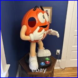 Rare Orange M&M Candy Store Shop Display Stand Life Size FREE SHIPPING