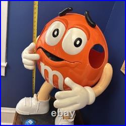 Rare Orange M&M Candy Store Shop Display Stand Life Size FREE SHIPPING