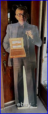 Rare Original George Burns Cigar Store Display Advertisement 66 Stand Up (sh)