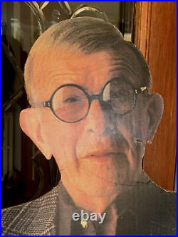 Rare Original George Burns Cigar Store Display Advertisement 66 Stand Up (sh)