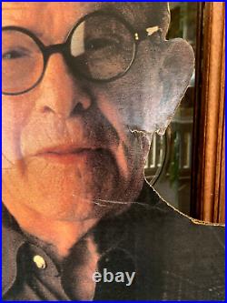 Rare Original George Burns Cigar Store Display Advertisement 66 Stand Up (sh)