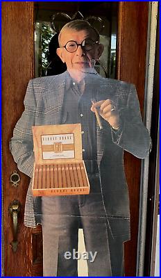 Rare Original George Burns Cigar Store Display Advertisement 66 Stand Up (sh)