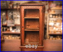 Rare Original Hanford's Balsam Myrrh Medicine Advertising Store Display Cabinet