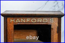 Rare Original Hanford's Balsam Myrrh Medicine Advertising Store Display Cabinet