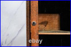 Rare Original Hanford's Balsam Myrrh Medicine Advertising Store Display Cabinet Rare Original Hanford's Balsam Myrrh Medicine Advertising Store Display Cabinet