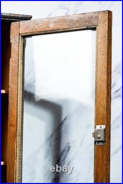 Rare Original Hanford's Balsam Myrrh Medicine Advertising Store Display Cabinet