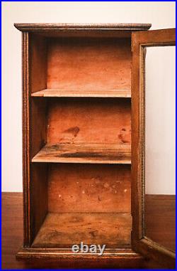 Rare Original Hanford's Balsam Myrrh Medicine Advertising Store Display Cabinet