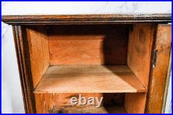 Rare Original Hanford's Balsam Myrrh Medicine Advertising Store Display Cabinet Rare Original Hanford's Balsam Myrrh Medicine Advertising Store Display Cabinet