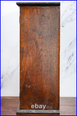 Rare Original Hanford's Balsam Myrrh Medicine Advertising Store Display Cabinet Rare Original Hanford's Balsam Myrrh Medicine Advertising Store Display Cabinet