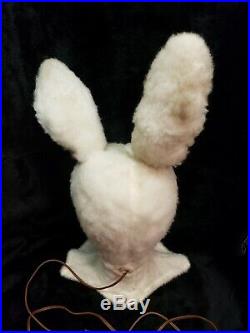 Rare PLAYBOY BUNNY ANIMATED STORE DISPLAY MANNEQUIN HEAD Vintage 1960s