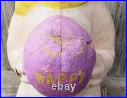 Rare Paper Mache Pulp Store Display Lighted Bunny Rabbit Easter Decor Lg 36 Vtg