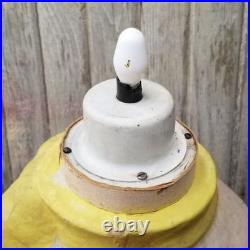 Rare Paper Mache Pulp Store Display Lighted Bunny Rabbit Easter Decor Lg 36 Vtg