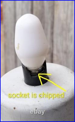 Rare Paper Mache Pulp Store Display Lighted Bunny Rabbit Easter Decor Lg 36 Vtg