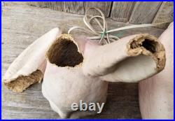Rare Paper Mache Pulp Store Display Lighted Bunny Rabbit Easter Decor Lg 36 Vtg