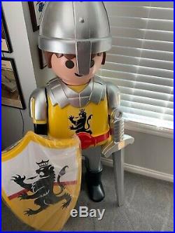 Rare Playmobil Life-sized Plastic Store Display Lion Knight about 56