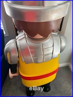 Rare Playmobil Life-sized Plastic Store Display Lion Knight about 56