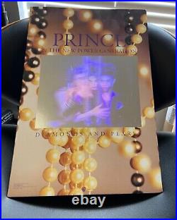 Rare Prince Diamonds & Pearls Promotional Hologram Store Counter Display