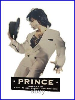 Rare Prince Get Off shaped die cut counter stand advertising display sign Promo