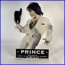 Rare Prince Get Off shaped die cut counter stand advertising display sign Promo