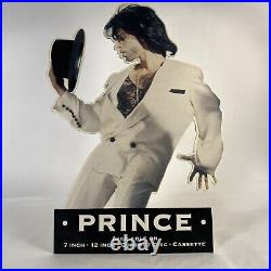 Rare Prince Get Off shaped die cut counter stand advertising display sign Promo