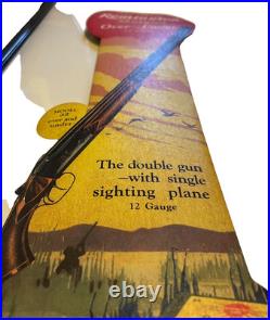 Rare Remington Kleanbore Over/Under Shotgun Cardboard Die-Cut Store Display