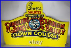 Rare Ringling Bros Circus Chick-Fil-A Clown College Store Display Sign 36x24
