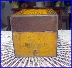Rare Roasted Coffee 25 Lb Tin Sears Roebuck & Co. Chicago Store Display