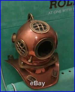 Rare Rolex Watch Deep Sea Diving Helmet/1970 Store Display/5513/1680/nr