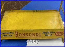 Rare Ronson Lighter Accessories Metal Advertising Store Display