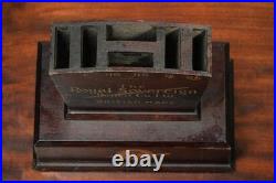 Rare Royal Sovereign Pencil Co Wood Sign Retail Store Display Case