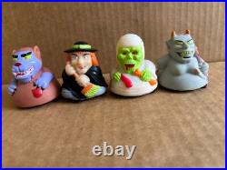 Rare Running Ghost Friction Powered Halloween Toys Set & Store Display MIB 1990