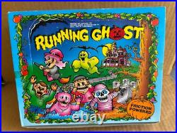Rare Running Ghost Friction Powered Halloween Toys Set & Store Display MIB 1990