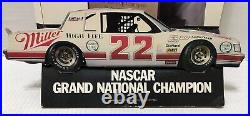 Rare SIGNED 1983 MILLER High Life BOBBY ALLISON Nascar Champion STORE DISPLAY