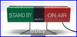 Rare! SONY Store Sign Display Promotional Light Vintage On Air GRN/RED 100V