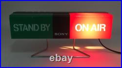 Rare! SONY Store Sign Display Promotional Light Vintage On Air GRN/RED 100V