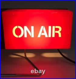 Rare! SONY Store Sign Display Promotional Light Vintage On Air GRN/RED 100V