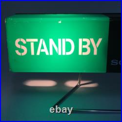 Rare! SONY Store Sign Display Promotional Light Vintage On Air GRN/RED 100V