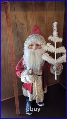 Rare Santa Claus Christmas store display 32 Inch Nodder