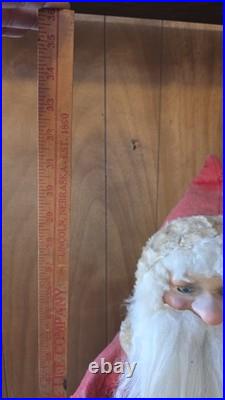 Rare Santa Claus Christmas store display 32 Inch Nodder
