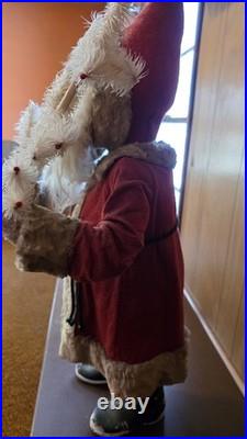 Rare Santa Claus Christmas store display 32 Inch Nodder