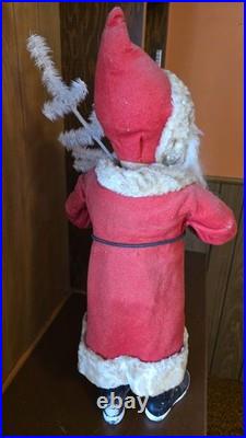 Rare Santa Claus Christmas store display 32 Inch Nodder