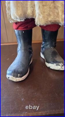 Rare Santa Claus Christmas store display 32 Inch Nodder