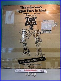 Rare Sealed Disney Toy Story 2 Promotional Store Display Standee Inv-1916