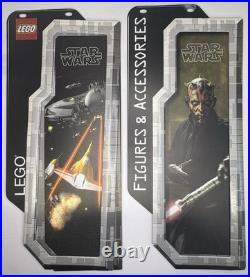 Rare Set of 4 1999 Star Wars Episode 1 LEGO Store Display Hanging Sign