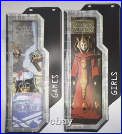 Rare Set of 4 1999 Star Wars Episode 1 LEGO Store Display Hanging Sign